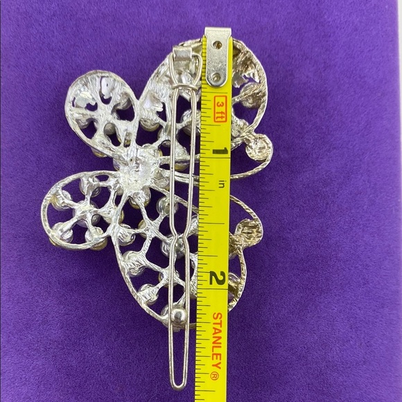 💛 Elegant Crystal Butterfly Hair Clip - Picture 3 of 3